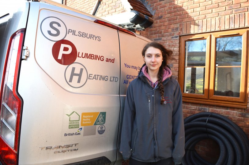 Emily Ashton embarks on a career in the plumbing trade.