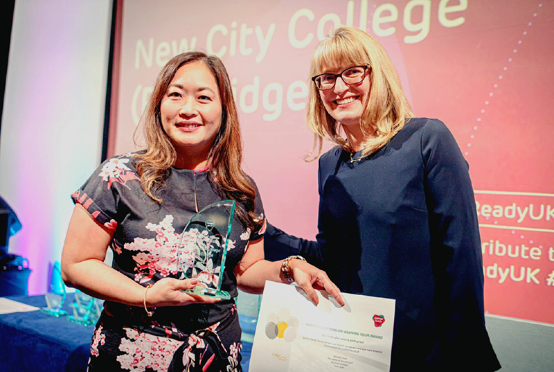 New City College Redbridge was named College of the Year at the Career Ready national awards ceremony for providing excellent careers advice and support to students.