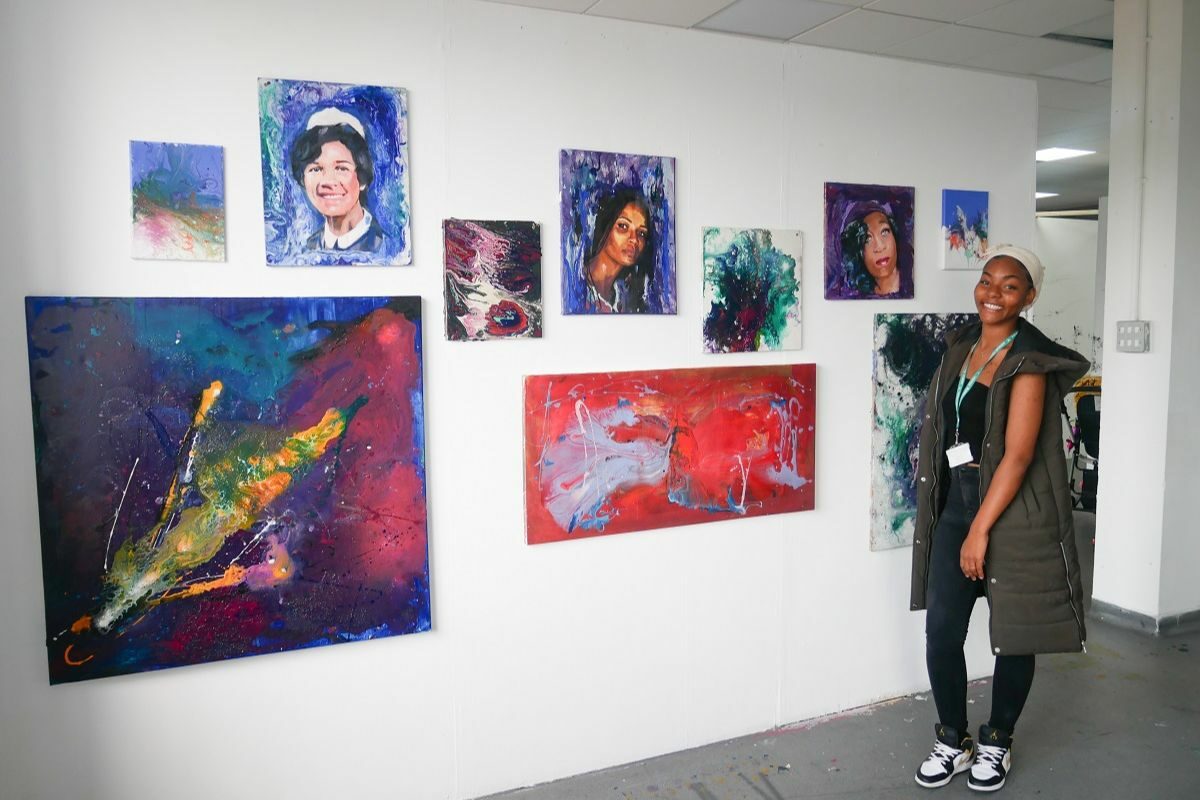 Families attend Reading’s Art Exhibition Private View