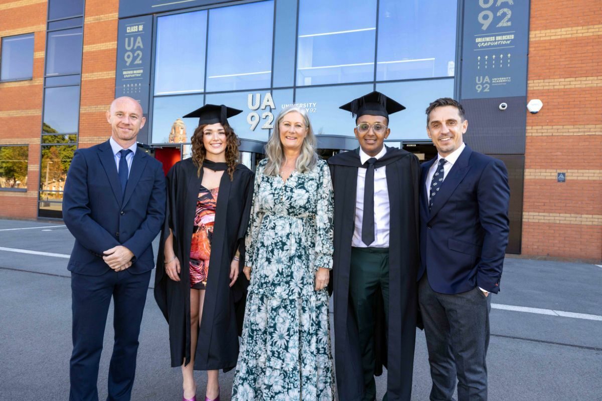 Graduation day at UA92, Manchester - 10th July 2022.