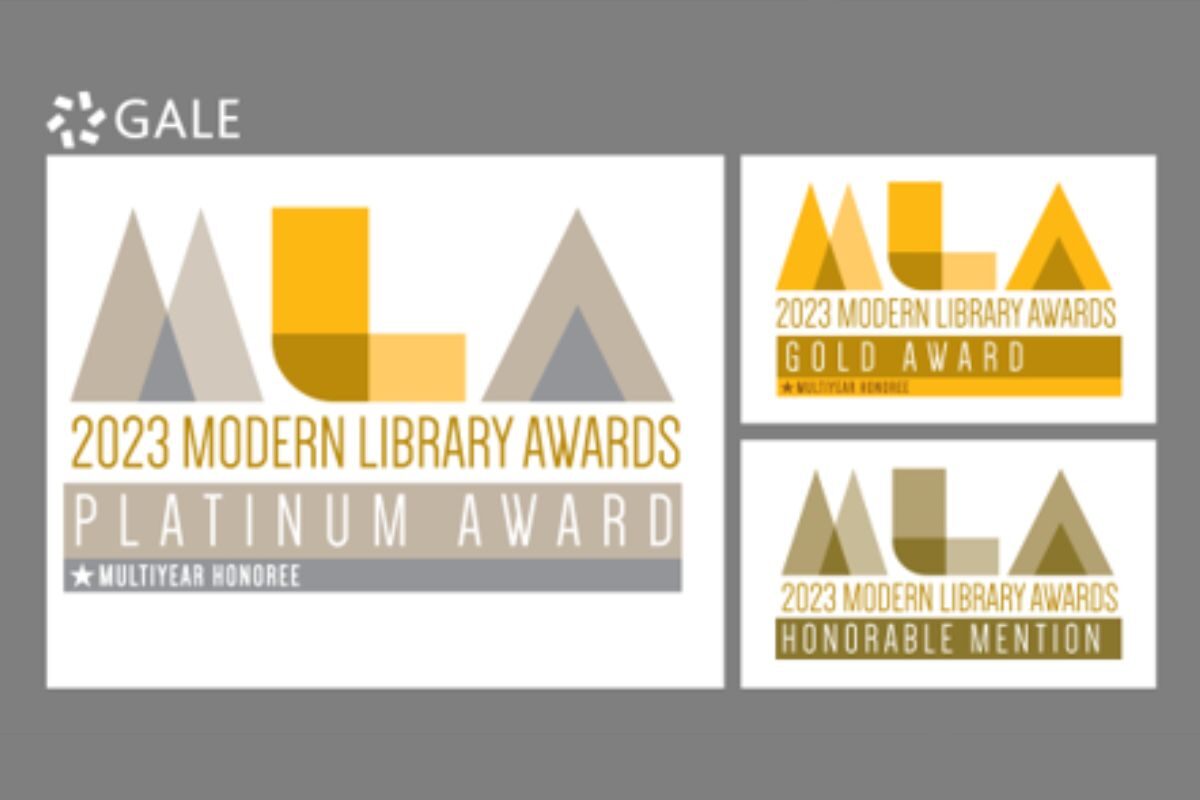 Gale Receives Platinum and Gold in 2023 Modern Library Awards from LibraryWorks for the Second Consecutive Year