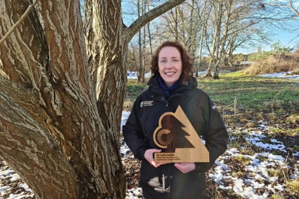 Forest Management Graduate Wins Best Tree Planting Application Award