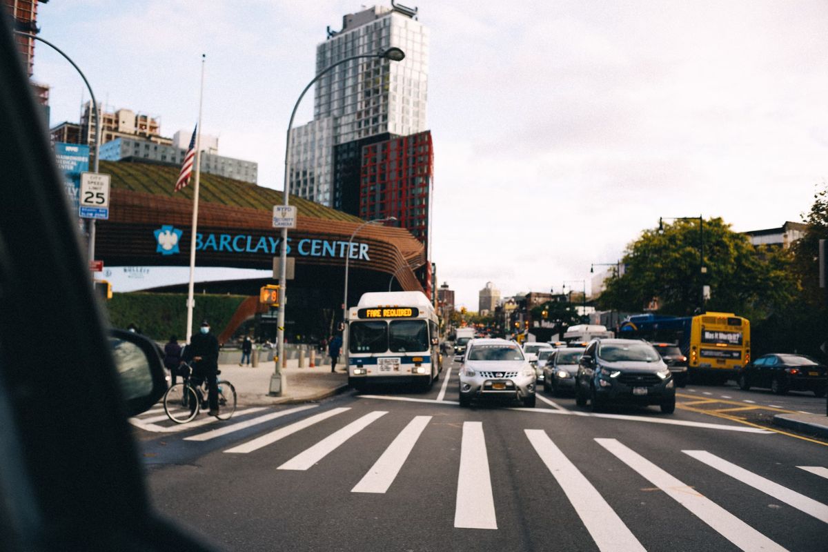 barclays centre near a road