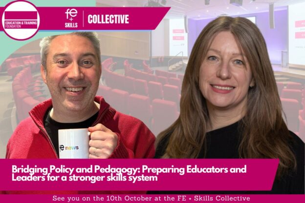 FE and Skills Collective video Dr Vikki Smith and Gavin O'Meara