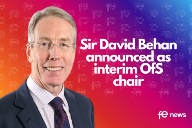 Sir David Behan announced as interim OfS chair