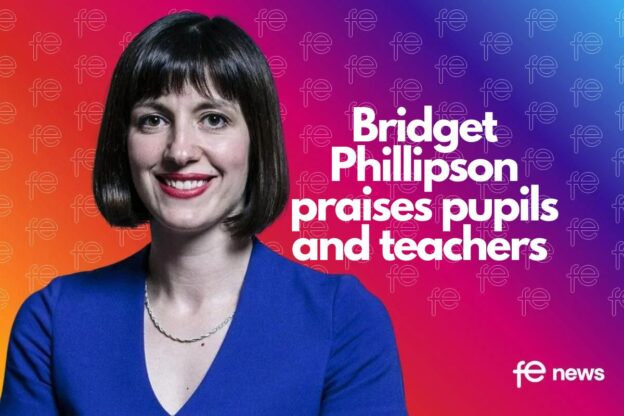 Bridget Phillipson praises pupils and teachers