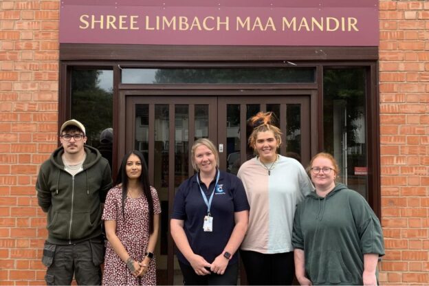 Leicester College helps to refurbish local community centre