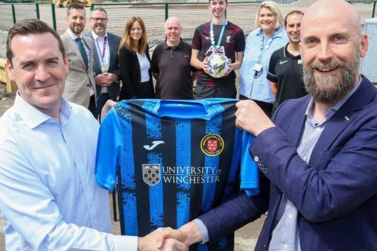 Striking partnership - University of Winchester teams up with the city's football club