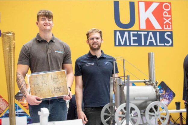 Sam Foster and Oliver Greenhalgh at the UK Metals Expo