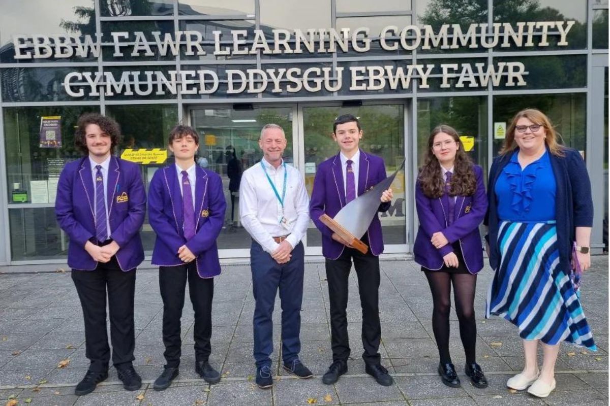 Ebbw Fawr Learning Community pupils win Cardiff and Vale College Aero Challenge 2024