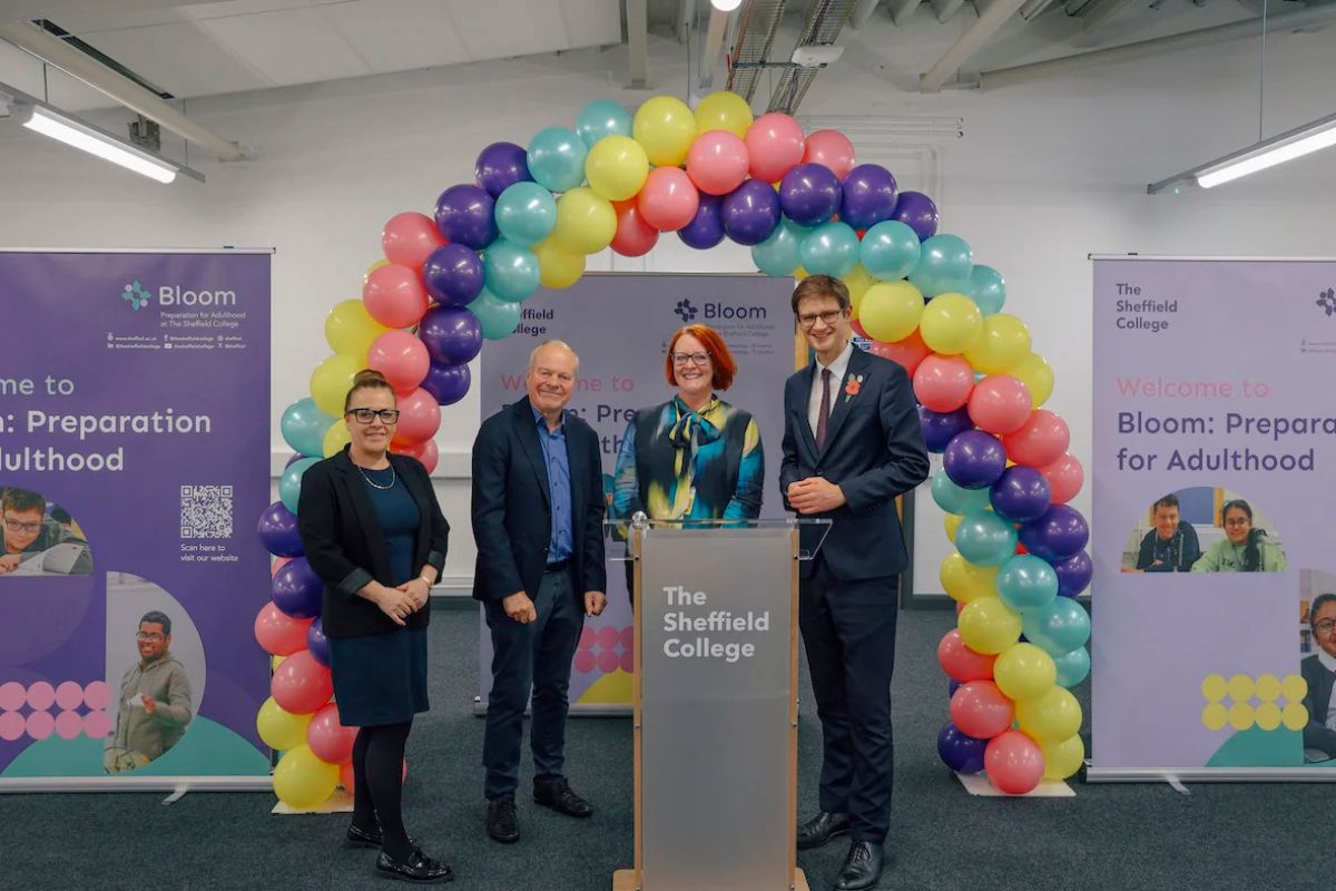 Civic and education chiefs mark the launch of a new specialist facility at The Sheffield College's Peaks Campus.