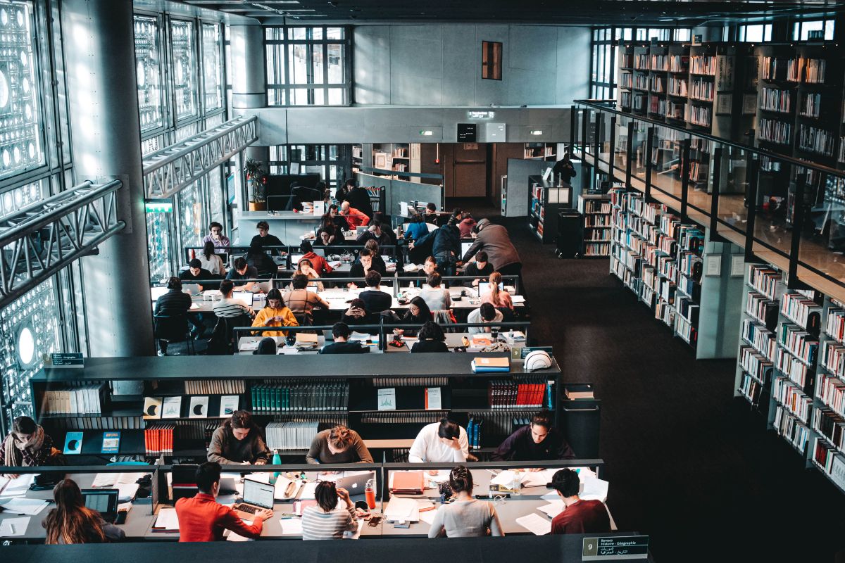 Library pexels stock