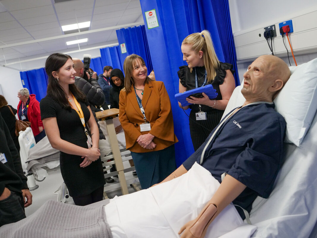 Industry standard health and social care ward for T Level delivery launches at Stoke on Trent College