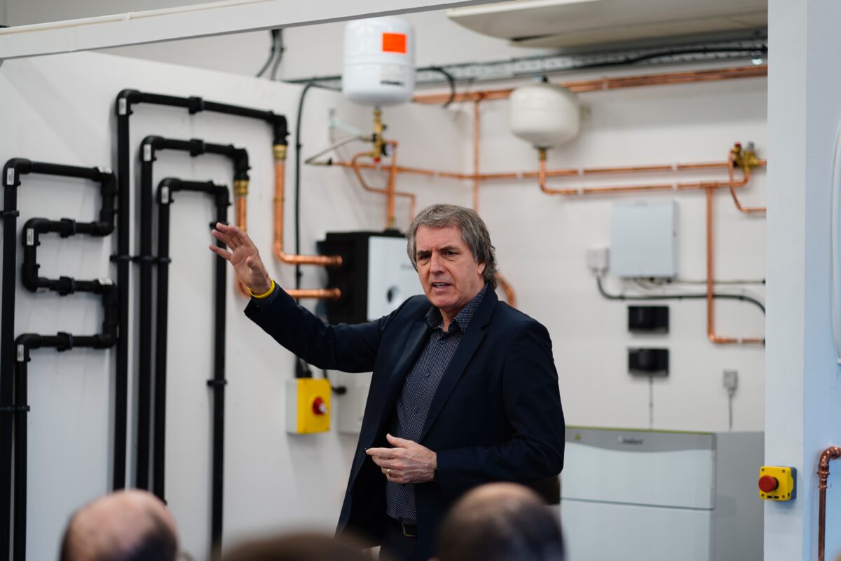 Liverpool college launches new heat pump training facility