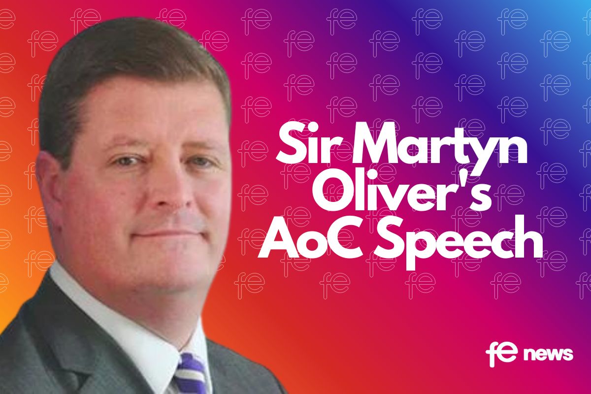 Sir Martyn Oliver's AoC Speech