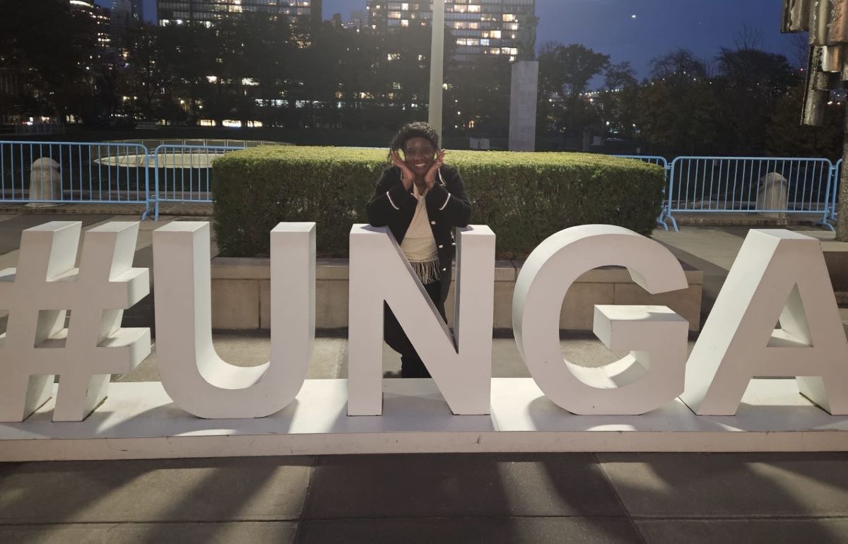 Yvette Obika at UN in New York