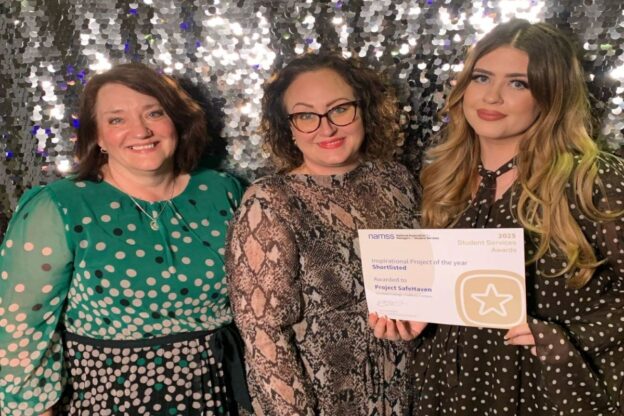 Cadbury Sixth Form College’s SafeHaven project recognised at the National Association for Managers of Student Services Awards