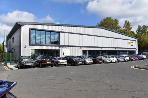 An exterior shot of the new ATAC building