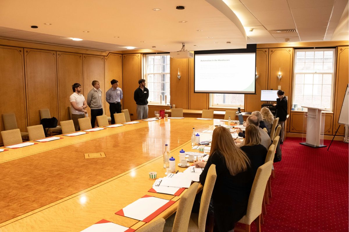 Students present at the Retail Assessment Centre.